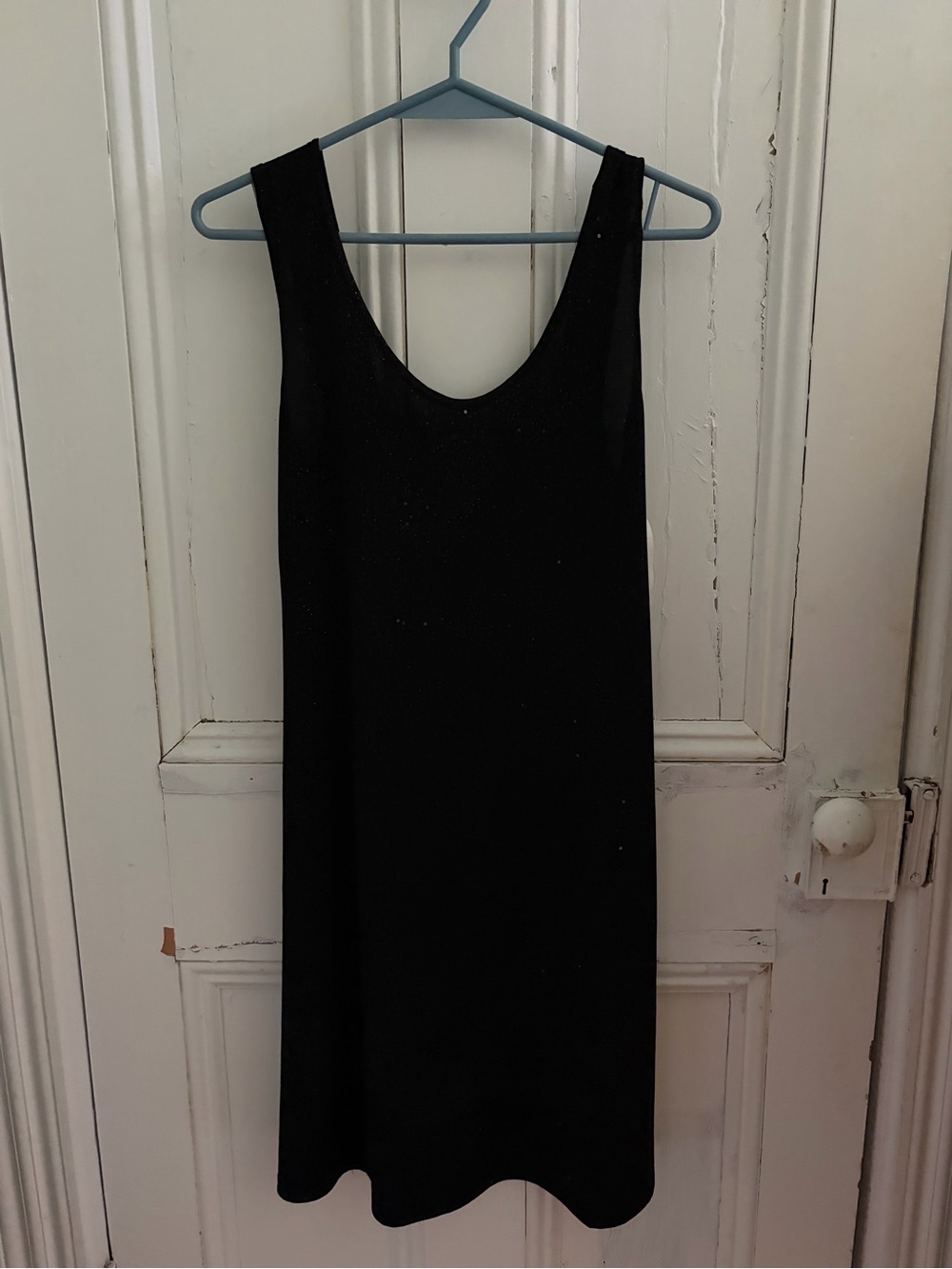 Classic Black Sleeveless Shift Dress